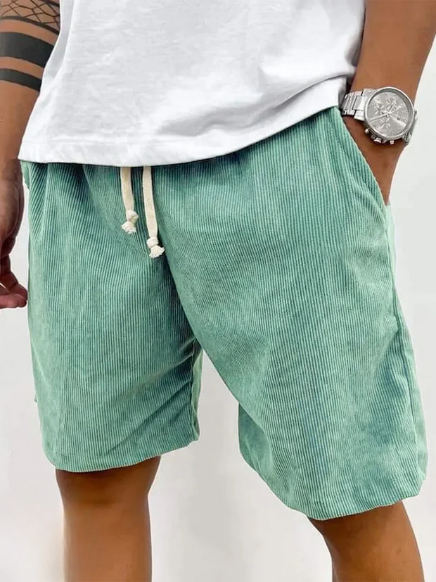 Retro Ribbed Shorts