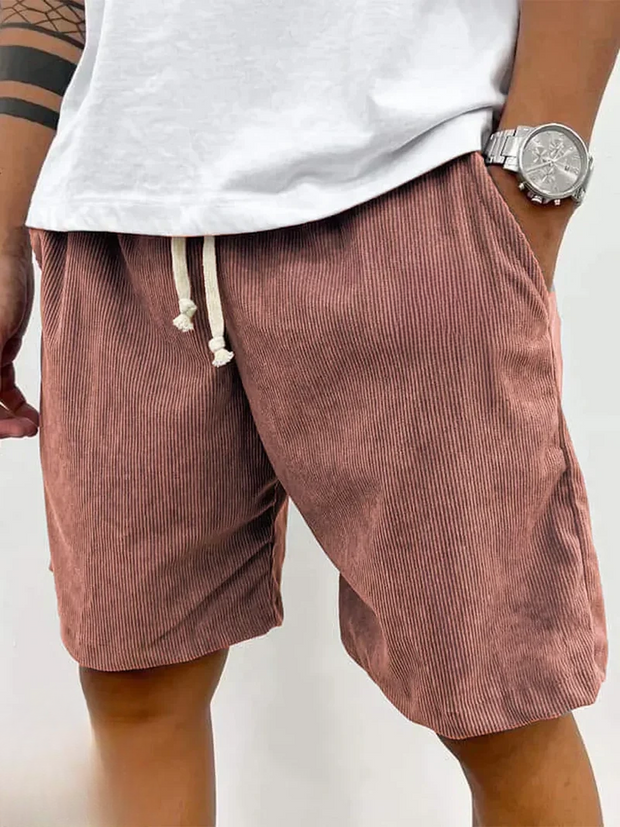 Retro Ribbed Shorts