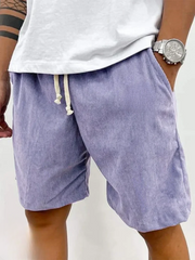 Retro Ribbed Shorts